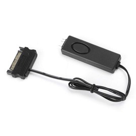 Ongwan RF Remote Control RF Remote Control Practical Durable ARGB Controller Manual Control 3 Pin ARGB Pin SATA Pin Connector Multiple Lighting Effects Applicable to 5 VARGB Devices Fan Housing Light Lighting Panel Air Cooling Radiator Water Cooling Radiator (Black)