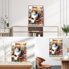 QINRUBB DIY Calico Cat Diamond Painting Pictures Beginners, 5D Cat