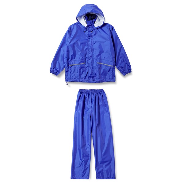 Winter Cherry Advent Rain Suit, Waterproof, Breathable, Fully Lined Mesh, Top and Bottom Set, blue (royal)