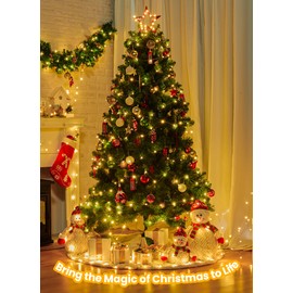 Fairy Lights with Remote, 8 Modes & Timer, 66 Feet 200 Led Christmas Light Twinkle Lights Plug in, Waterproof String Lights for Bedroom Decor Home Girl's Room Garden Party Christmas Decorations