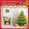 TAZZOR 12 m Tinsel Christmas Tree Gold Christmas Tree Garland