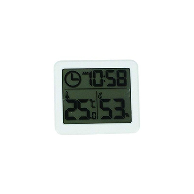 Pearl Metal D-6559 HAKARI Digital Thermometer/Hygrometer, White