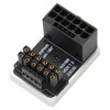 ATX 16Pin Male to 16pin Female 180 Degree Angled Adapter