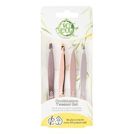 So Eco Rose Gold Tweezers Set of 4