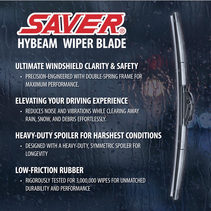 Saver Hybeam Wiper Blade, 22 inch