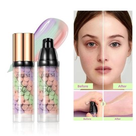 메이크업 전 3 in 1 페이스 프라이머, SPF 50 자외선 차단제 및 컬러 코렉터, 오래 지속되는 수분 보충 베이스, 잔주름 매끄러움, 오일 컨트롤, 톤 보정, 모공 블러, 3 in 1 Face Primer Before Makeup, SPF 50 Sunscreen and Color Corrector, Long-lasting Moisturizing Base, Smooths Fine Lines, Oil Control, Tone Correction, P
