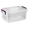 Best House 2 PCS Clear Plastic Storage Box with Lids