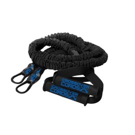 Crossover Cords - Blackout - Shoulder Resistance/Exercise Bands - Perfect for Warmups, Arm Care, Rotator Cuff Exercise or Physical Rehab from Injury - One Set of 2 Cords - Crossover Symmetry (25 lbs)