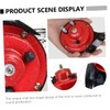 Alipis 1 Pair Loud Electric Snail Horns for Cars Trucks