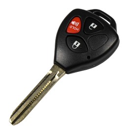 HQRP 3 Buttons Key Fob Compatible with Scion xb 2008 2009 08 09 Remote Uncut Shell