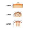 8-Piece Women's Hair Comb, Plastic Comb, Pony Comb, Disc Hair