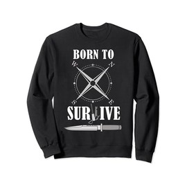 Survival Outdoor Nature Bushcraft Survival Gear and Skills Sweatshirt