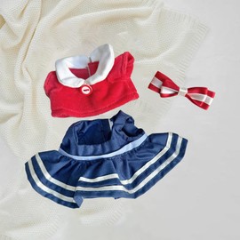 MagiDeal Plush Doll Clothes,Cute,Comfortable,Dress up for 10-15cm Doll Fashion DIY Doll T Shirt and Dress Stuffed Animals Accessories, Dress Set