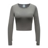OThread & Co. Women's Long Sleeve Crop Top Comfy Thumb