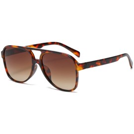 PAMIX Retro Trendy Aviator Sunglasses 70s Cool Oversized Vintage Unisex 108% UVA/UVB Protection