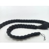 Bootleg Par De Trenzas Cabello Sintético 55 Cm Color Negro
