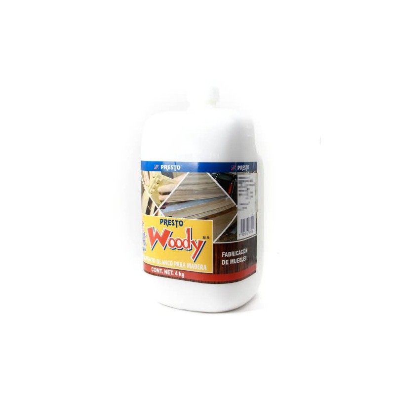 PEGAMENTO BLANCO PARA MADERA PRESTO WOODY (4 kg)
