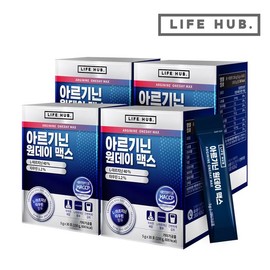 LifeHub 라이프허브 아르기닌 원데이 맥스 4세트 (5g x 120포) 4개월분 LifeHub Arginine One-Day Max 4 Sets (5g x 120 Sachets) 4-Month Supply