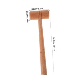 SEWACC Jewelry Hammer with Wooden Handle for Precise Shaping and Repair Multi-Purpose Mallet for Jewelry Making and Woodworking Ergonomic Design for Comfortable Grip
