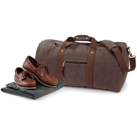 Quadra Vintage Canvas Holdall Duffle Bag - 45 Litres (One Size) (Sahara)