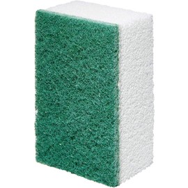 Compac Home Magic-Stone Kitchen Cleaner Scrub - 2-Sided Scouring Brick/Sponge, Easily Removes Stubborn Grime, Grease, Food from Oven Trays, Pans, Cookie Sheets, 2 Count