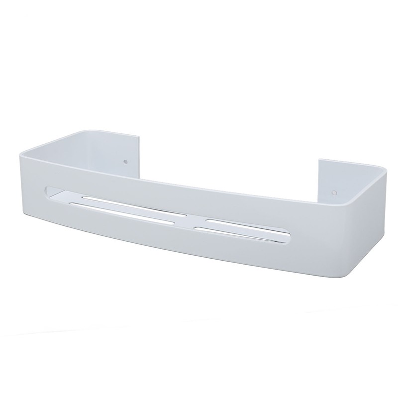 Wall Mount Bathroom Shelf Shower Bath Rack Single Layer Space