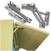 BE-Tool Hinges Double, 1Paris Spring Hinge Smooth Silent 80 Degree