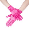 JISEN Women 20s Satin gloves Formal Bridal Banquet Party Wedding