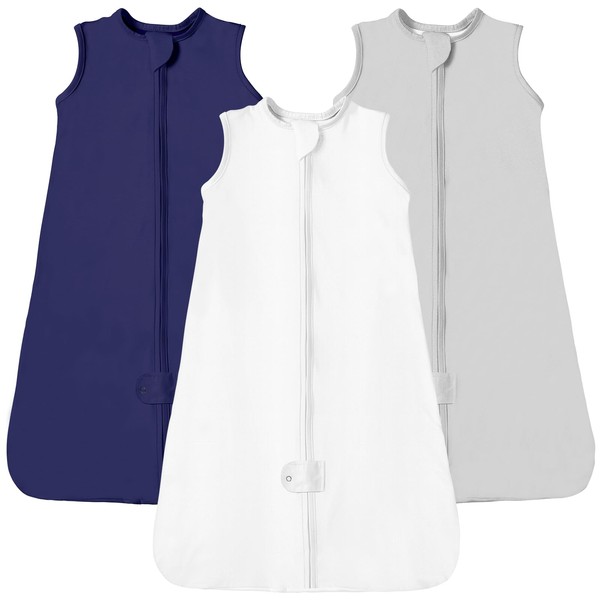 TotAha Baby Sleep Sacks 3-Pack, Stretchy, Silky Comfort, Buttery Soft,