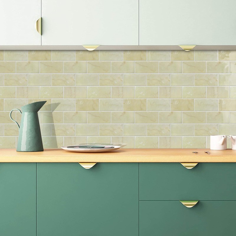 STICKGOO 10-Sheet Subway Tile Peel and Stick Backsplash, Self Adhesive