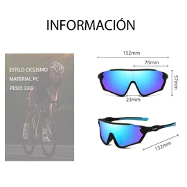 Gafas de Sol Deportivas, AUGUSTYUE Gafas de Ciclismo Deportes Polarizadas Gafas de Bicicleta Protección UV para Mujeres y Hombres para Correr Golf Pescar beisbol Esquí (D4)