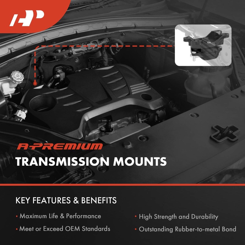 A-Premium Rear Transmission Mount Compatible with Ram Promaster 1500 2014-2017,