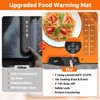 Food Warming Mat, Large Electric Warming Tray with 7 Temperature