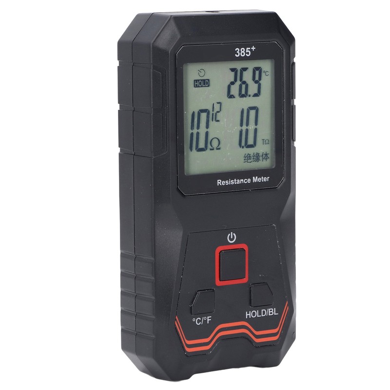 Resistance Tester LCD Display Auto Recognition Quick Response Resistance Meter