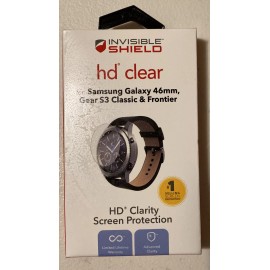 ZAGG Invisible Shield HD clear Screen Protector for Galaxy 46mm Gear S3 Classic