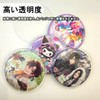 Can Badge Cover, Transparent [40 Pieces] for 2.2 inches (57