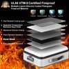 COLCASE Fireproof Document Box, Hard Case Fireproof File Organizer with