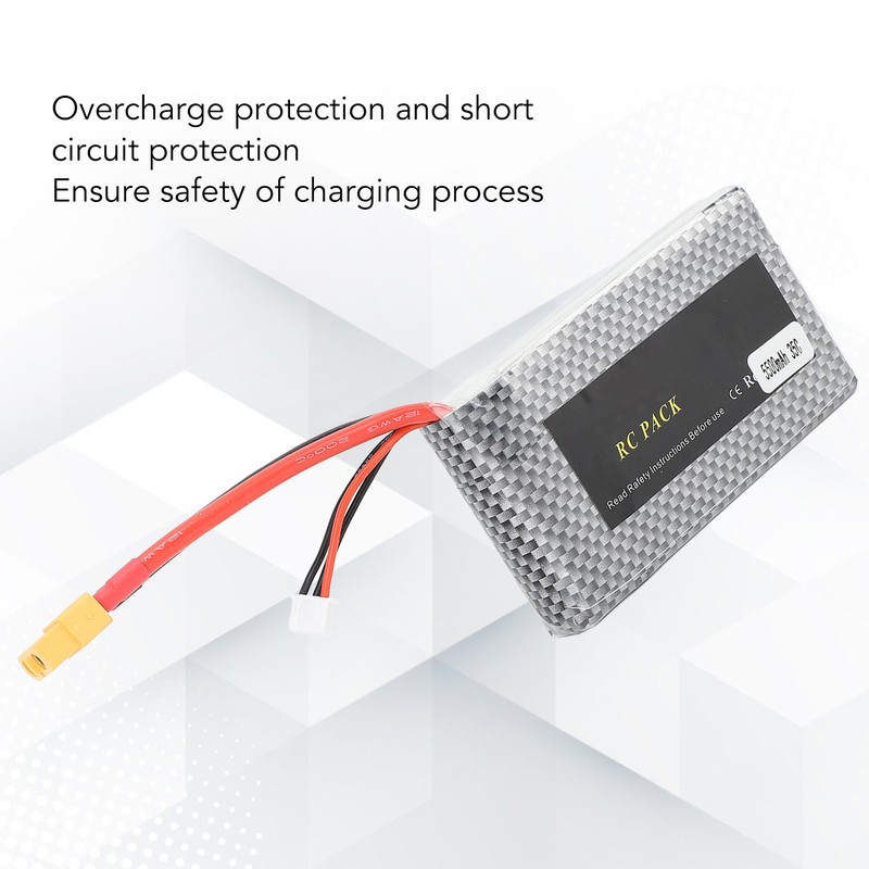 RC Car Lithium Battery 7.4V 5500mAh Remote Control Car Spare
