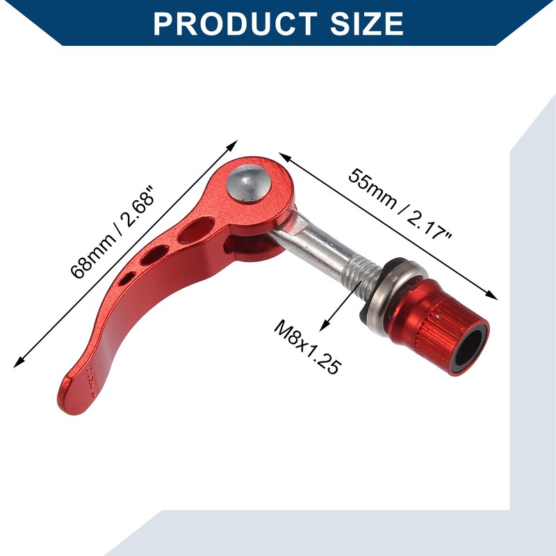 Hihaha Bike Seat Post Quick Release Pin/for Bike/Aluminium / 2