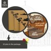 Palestine Wooden Wall Map Islamic Wall Art Decor - Size: