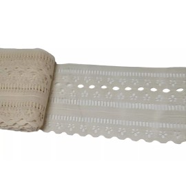 Unbranded Cream Lace Trim  3 1/2 inches 2 yard