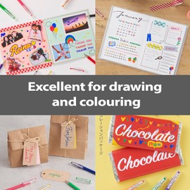 Pentel Mattehop Gel Pen 1.0mm Broad Nib Sweet Collection 8 Assorted Colour Wallet (K110V-8AST2)