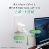 MOTTERU PD65WU1-BL PD65W Compatible, PPS Standard Compatible, USB-C x 1