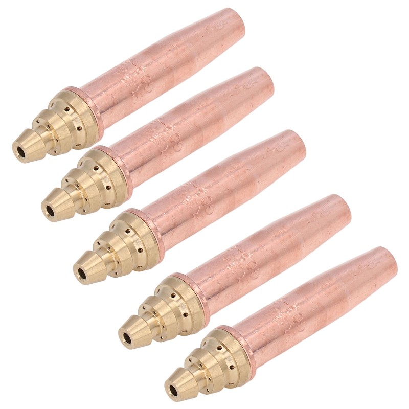 5PCS Cutting Tips Split Isobaric Propane Gas Welding Nozzles Machine