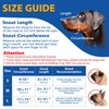 BARKLESS Dog Muzzle, Soft PVC Basket Muzzle for Medium Large