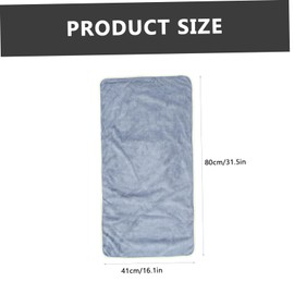 Ipetboom 1 Set Spa Headcloth Towel Set Fiber Hair Towels Headscarf Chest Cover Pillow Cover for Beauty Salons Saunas and Daily Use Quick Drying Highly Absorbent