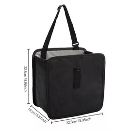 AIMALL Car Seat Storage Bag - Durable Oxford Cloth Hanging Organizer, Waterproof Inner, Adjustable Buckle Strap, 9x9x5.5 Inches