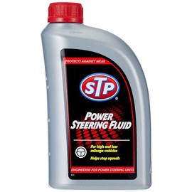 STP Power Steering Fluid, Steering Wheel Cleaner Protects Against Wear and Pump Breakdown in Cars and Trucks, 32 Oz, STP