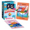 Kidrox Sensory Learn Professions Bilingual Flash Cards for Toddlers 2+