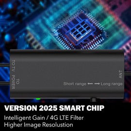 Five Star Ultra Thin Amplified Indoor HDTV Antenna – High-Performance Digital TV Antenna, Powerful Signal Booster, 60 Miles Range, Supports 4K 1080P HD for Local Channels, NEXTGEN TV